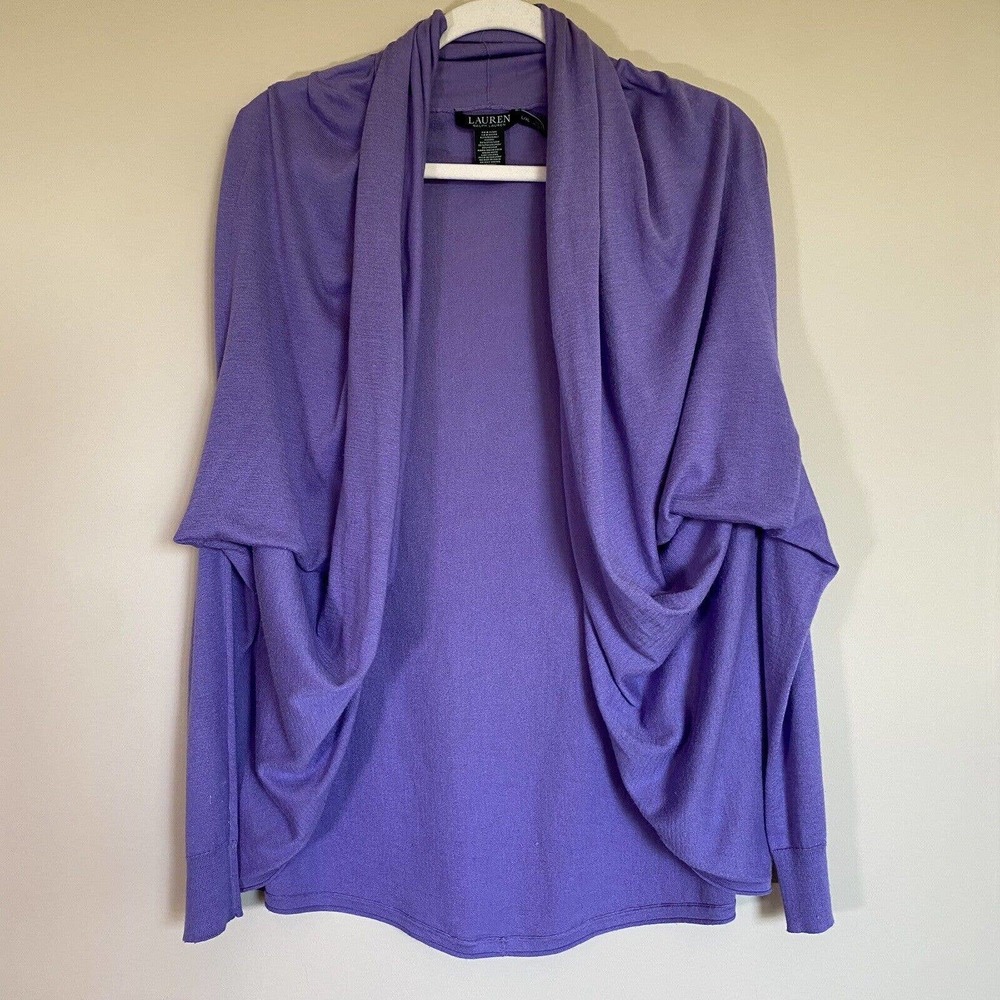 Lauren Ralph Lauren Purple Cardigan